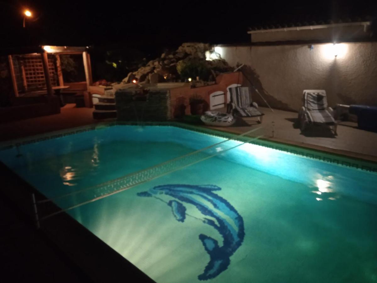 Appartamento Gite T2 Avec Grande Piscine Villeneuve-la-Comptal Esterno foto